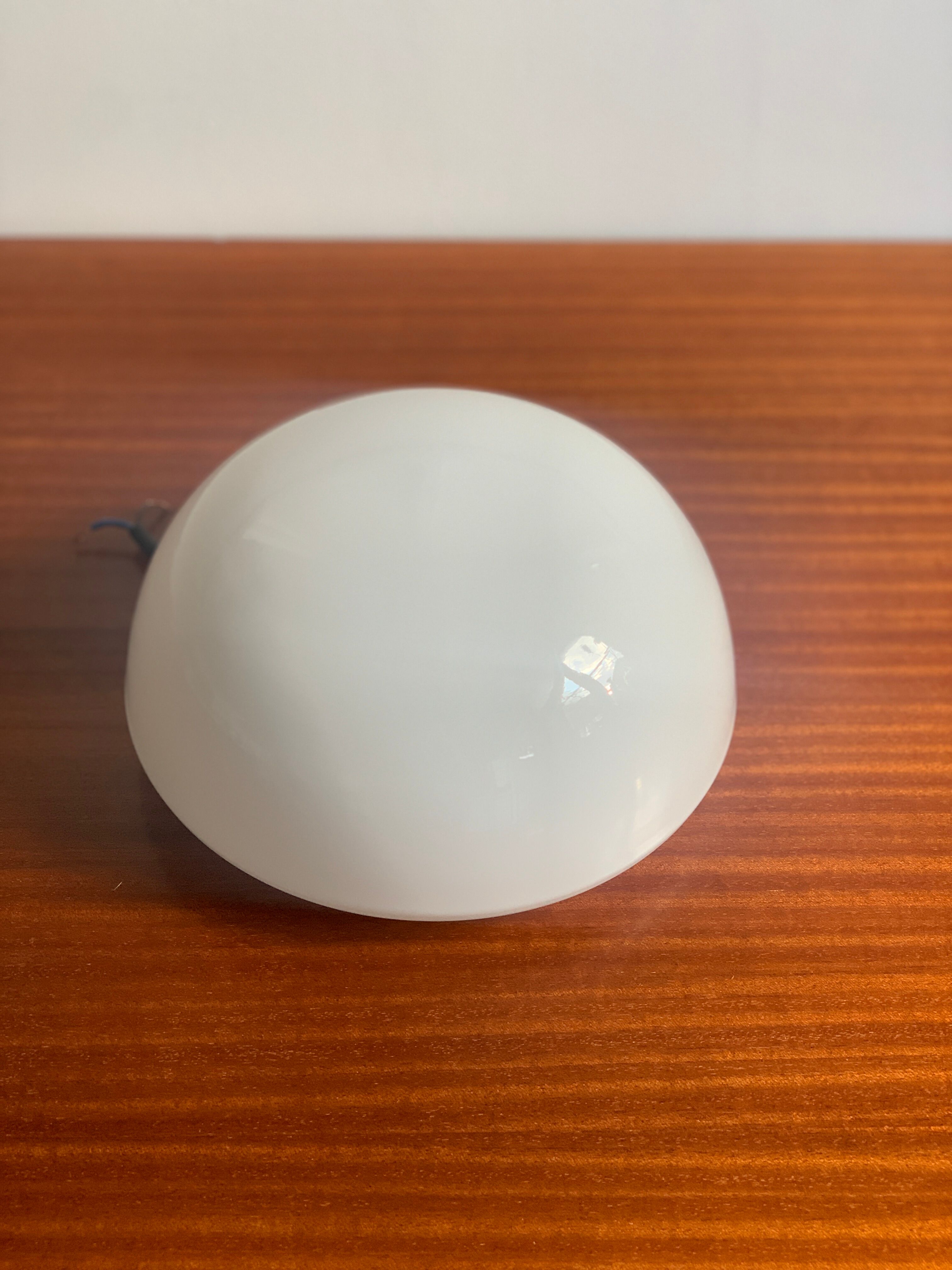 Opaline ceiling lamp