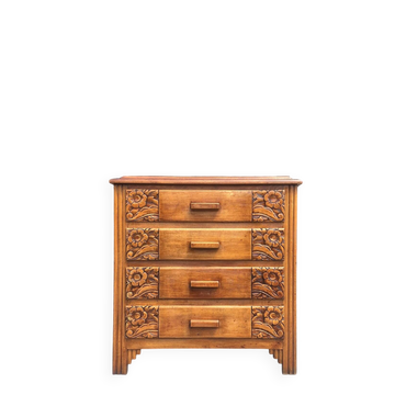 Commode art déco, meuble ancien vintage
