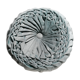 Coussin rond plissé