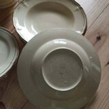 Antique gien table service – niderviller model – exceptional set