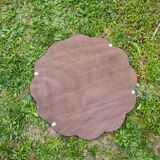 Beveled mirror in the shape of a flower 50s/60s 59cm