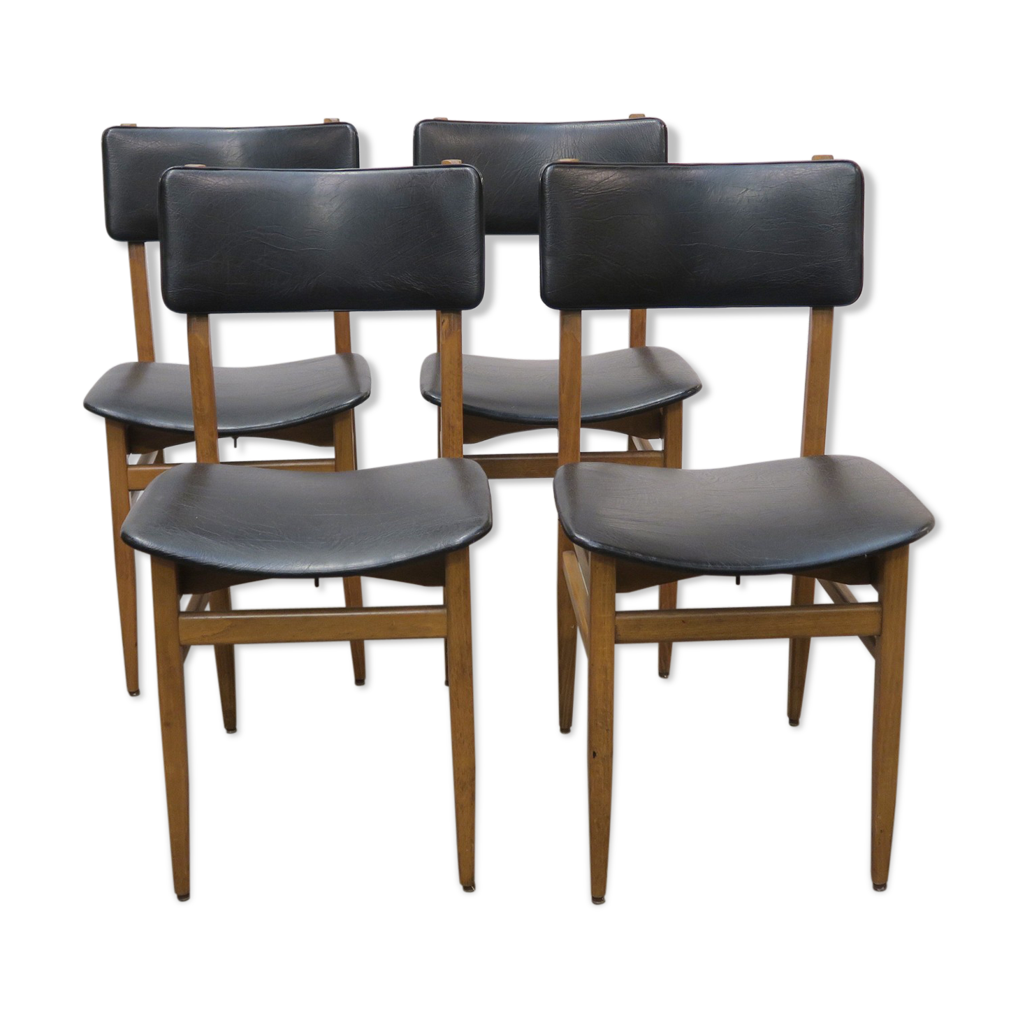 Série de 4 chaises scandinaves