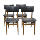 Série de 4 chaises scandinaves
