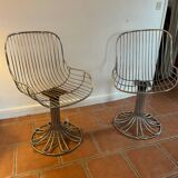 2 Tulip armchairs Gastone Rinaldi style