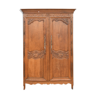 Armoire normande en hêtre