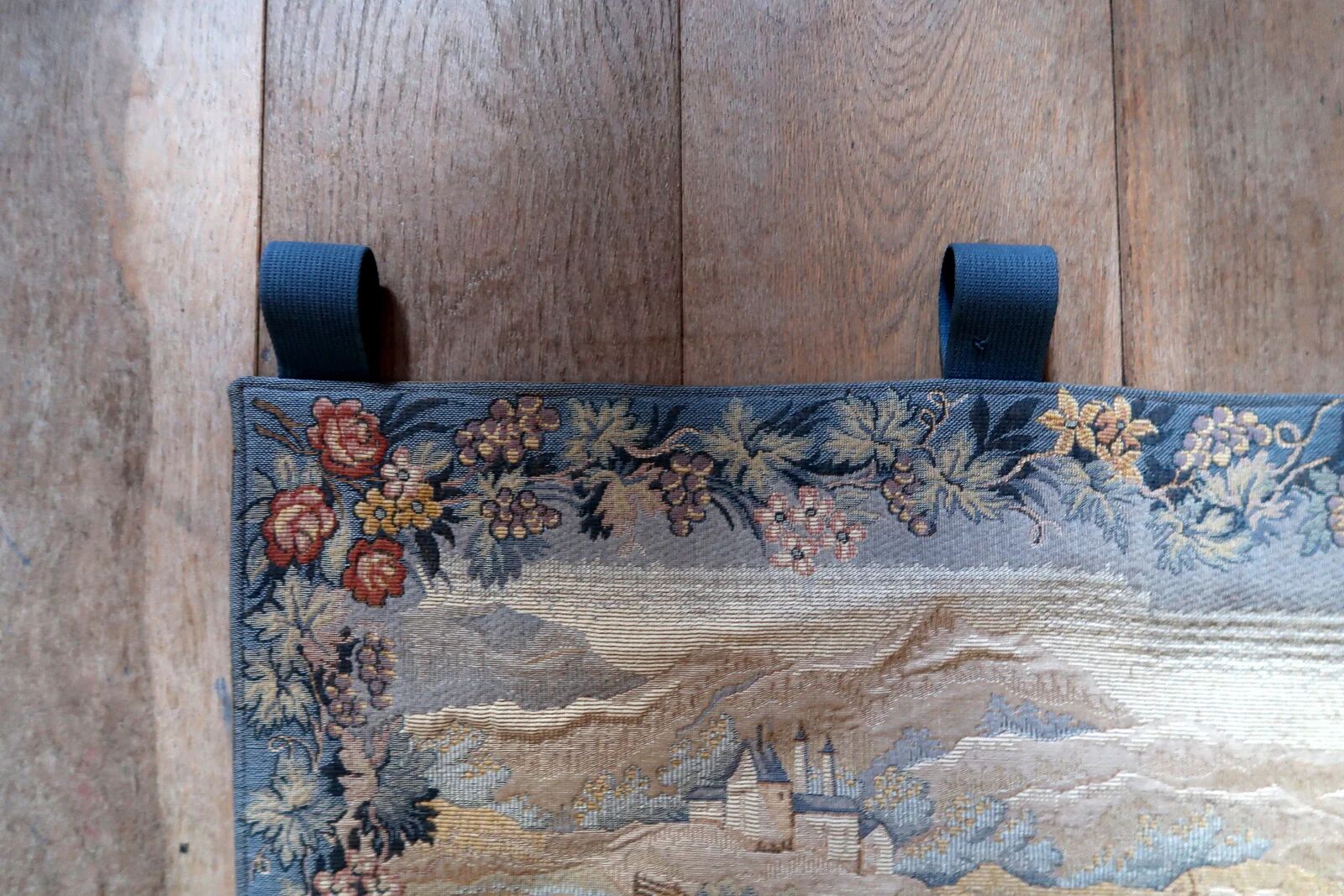 Vintage French tapestry wall hanging by Marc Waymel, 91cm x 117cm, 1960s