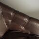 Rare pair of model MP-91 leather lounge chairs by Percival Lafer