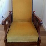 Chaise longue velours
