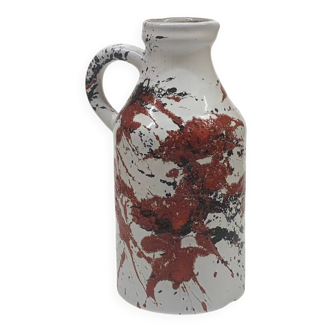 West Germany dripping pitcher vase