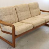 Holstebro deense vintage teak bank 'Karstoff'