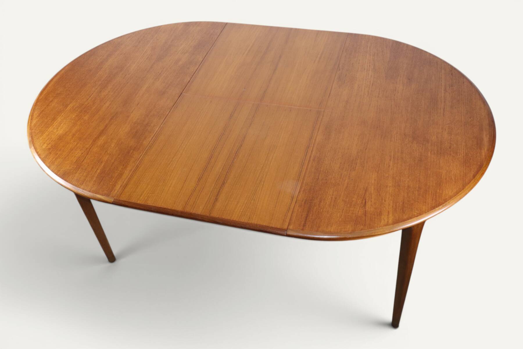 Scandinavian extendable dining table in teak - 1960s