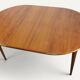 Scandinavian extendable dining table in teak - 1960s