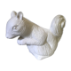 Cracked ceramic zoomorphic pot cache