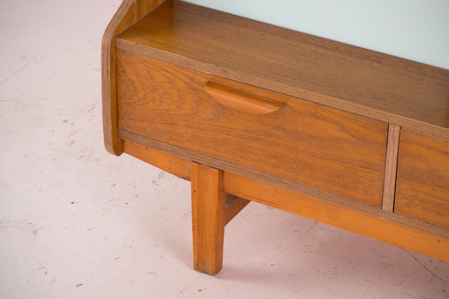 Scandinavian vintage teak library 1960