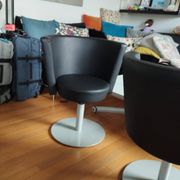 Silvera black armchair