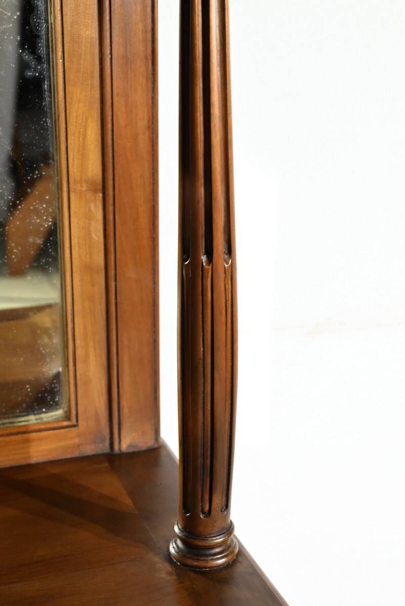Cherrywood console table, Louis XVI style, late 19th century
