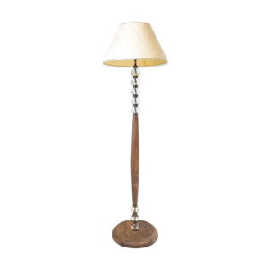 Lampadaire art déco en chêne