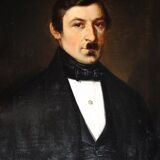Portrait miniature d'un gentilhomme du XIXe siècle