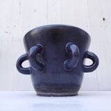 Large ceramic cache pot Accolay, vintage