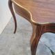 Napoleon III violin-shaped middle desk table 19th in marquetry