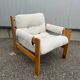 Fauteuil brutaliste design Gillis Lundgren 1976