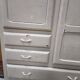 Parisian wardrobe 50s, two doors, 3 drawers, 6 shelves