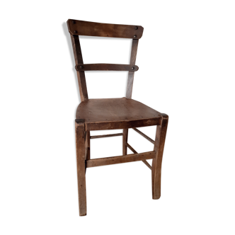Wooden bistro chair from the 1920s