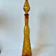 Genie bottle Empoli Murano Italy Vintage amber 1950