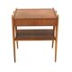 Table de chevet scandinave en teck Carlström Suède 1960