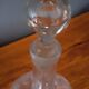 Carafe xixème en verre soufflé et ciselé