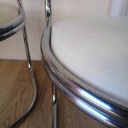 Pair of vintage canteliver armchairs from Zug, Victoria, Switzerland.