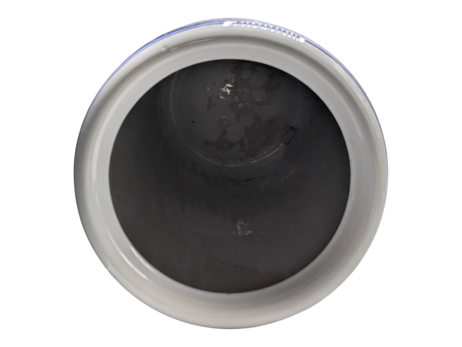 Blue and white porcelain umbrella stand, landscape decoration, 1970s-1990s