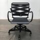 Vintage swivel armchair Canasta Italian by Heron Parigi for Heron Parigi Design