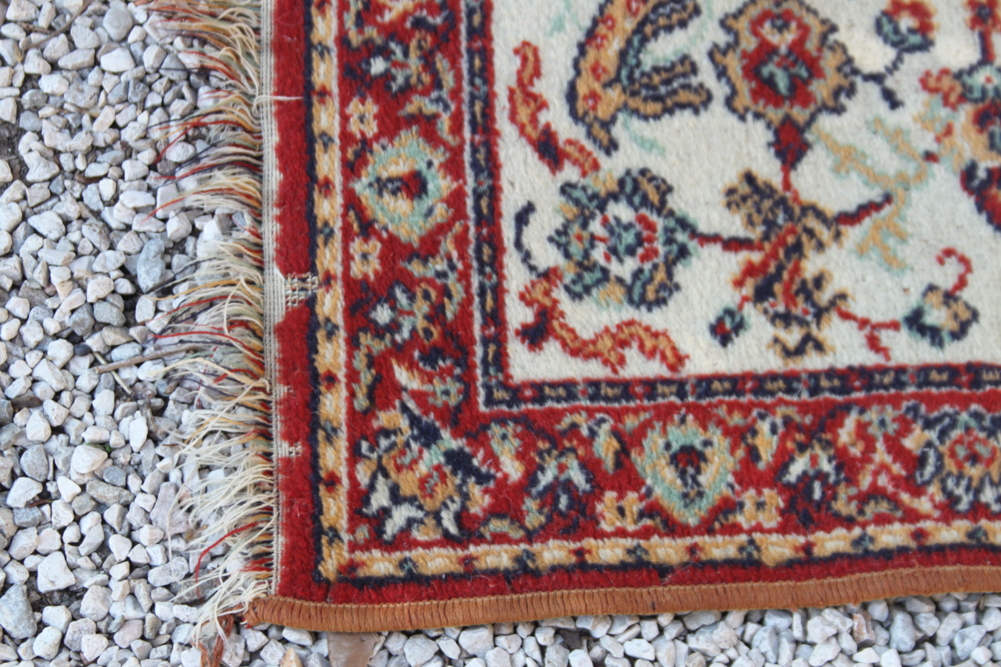 Old oriental rug 140 x 70 cm