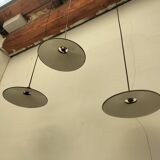 Enameled sheet metal pendant lights