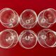 Set de 6 verres à apéritif ou cognac en cristal