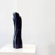1980's black marble sculpture
