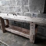 Old in solid beech workbench 237 cm