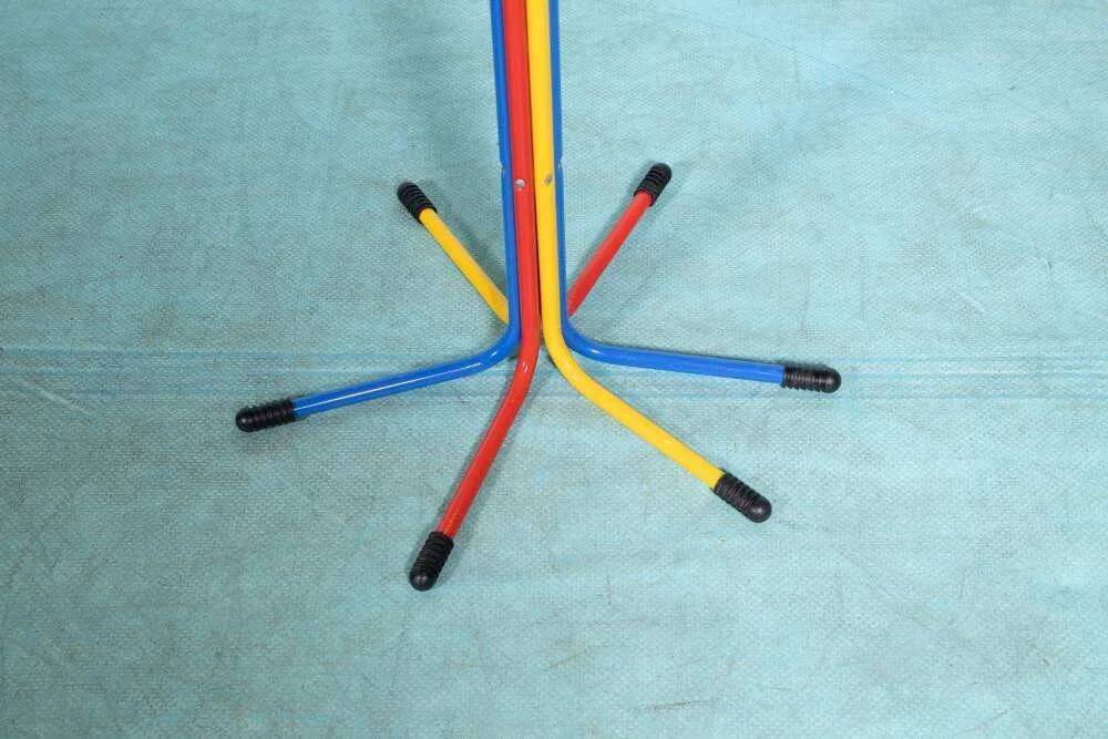 1980s Memphis style coat rack, vintage Ikea