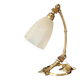 Art Nouveau table lamp + Art Deco globe