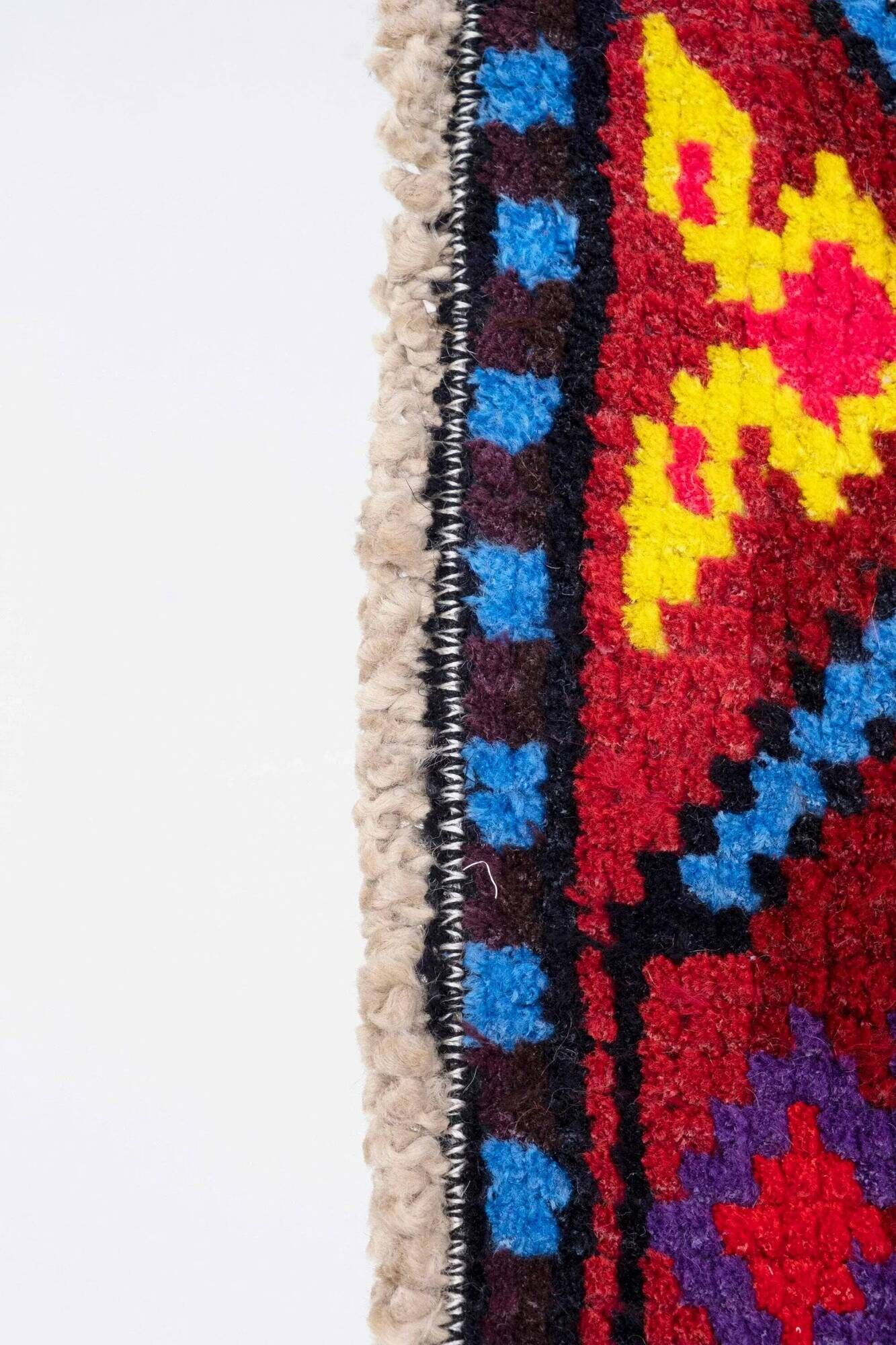 Vintage Turkish hallway rug 77x375 cm