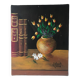 Small oil painting on canvas still life bouquet of flowers