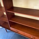 Vintage scandinavian teak high board/bookcase