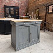 Louis Philippe buffet in grey patina