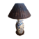 Asian lamp painted with hand naive flower