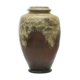 Scandinavian stoneware vase 1960s