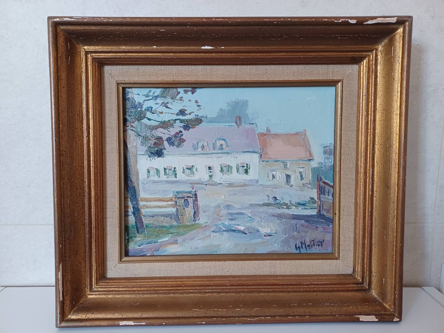 Peinture à l huile Wierre effroy