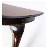 Table console en acajou avec Pearl Row des années 1860