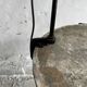 Vintage black industrial screw lamp