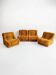 Set of 4 Modular Italian Lounge Chairs 1970s